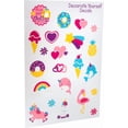 thumbnail image 2 of SCS Direct Doll Bike Seat - Glitter Pink- Attaches Easily to Most Kid's Bikes - Includes All Hardware + Decorating Stickers (Fits 18" Girl Dolls, Stuffed Animals Bears) Girls Birthday, 2 of 4