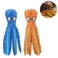 thumbnail image 2 of Dog Squeaky Toys Octopus - Plush Dog Toys for Puppy Teething, Durable Interactive Dog Chew Toys for Small to Medium Dogs Training and Reduce Boredom, 2 Pack, 2 of 5