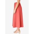 thumbnail image 4 of Roaman's Women's Plus Size Bend Over A Line Skirt, 4 of 5