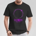 thumbnail image 2 of America Totality 4.08.24 Total Solar Eclipse Illinois 2024 T-Shirt – Celestial Event Graphic Tee for Men Women Kids, Featuring Illinois Path of Totality Design, Perfect, 2 of 3
