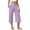 Purple, variant on WMTBSRSW Wide Leg Capris for Women Flowy Casual Dressy Cropped Pants Comfy Loose Fall Lounge Trousers with Pockets