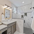 thumbnail image 4 of MAYEERTY 4" 2-Handle Centerset Bathroom Faucet with Pull Out Sprayer, Stainless Steel & Brass, Chrome, 4 of 6
