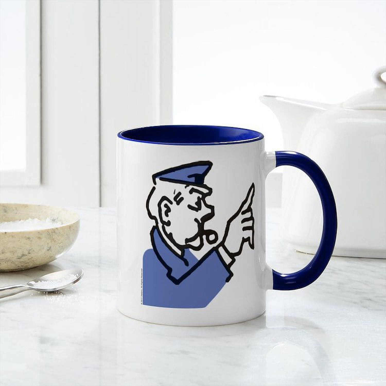 CafePress - Monopoly Cop - 11 oz Ceramic Mug - Novelty Coffee