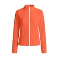 thumbnail image 5 of Womens Lightweight Jackets Sun Protection Full Zip Up Long Sleeve Golf Shirts Solid Color Casual Slim Hiking Clothes, 5 of 7