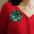 thumbnail image 6 of Segolike 10cm Floral Brooch Pin Large Brooches Creative Lapel Pins Hairpin for Banquet Wedding Bridesmaid Valentines, 6 of 8