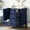 # 1: Blue, variant on Harper & Bright Designs 30" Blue Bathroom Vanity Cabinet with Sink Combo Set, Bathroom Storage Cabinet with a Soft Closing Door and 3 Drawers, Solid Wood Frame