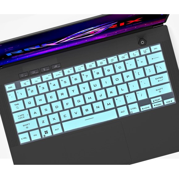 shiyou-Keyboard Cover for 2024 ASUS Zephyrus G16 GU605 GU605MV GU605MI GU605MY GU605MZ & ROG Zephyrus G14 GA403 GA403UU GA403UV GA403UI 2024 Series Laptop - Mint