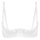 thumbnail image 3 of Lencería para mujer, sujetador de copa abierta con pecho, encaje Floral transparente, con aros, sujetadores sexis sin forro, Tops, ropa interior con cuello Halter y pecho descubierto, 3 of 5