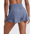 thumbnail image 2 of CRZ YOGA Ruffle Skirt Athletic Shorts for Women High Waisted Flowy for Workout Tennis with Zip Pocket, 2 of 4