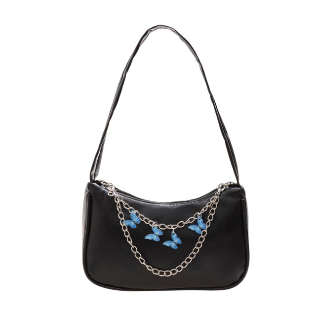 TISHITA Sac à Main pour Femmes Sac de Fête Décontracté Sac à Bandoulière Noir