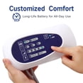 thumbnail image 4 of Rechargeable Alternating Pressure Wheelchair Seat Cushion - 17"x17" Inflatable Air Mattress Pad for Pressure Sore & Ulcer Relief, 4 of 6