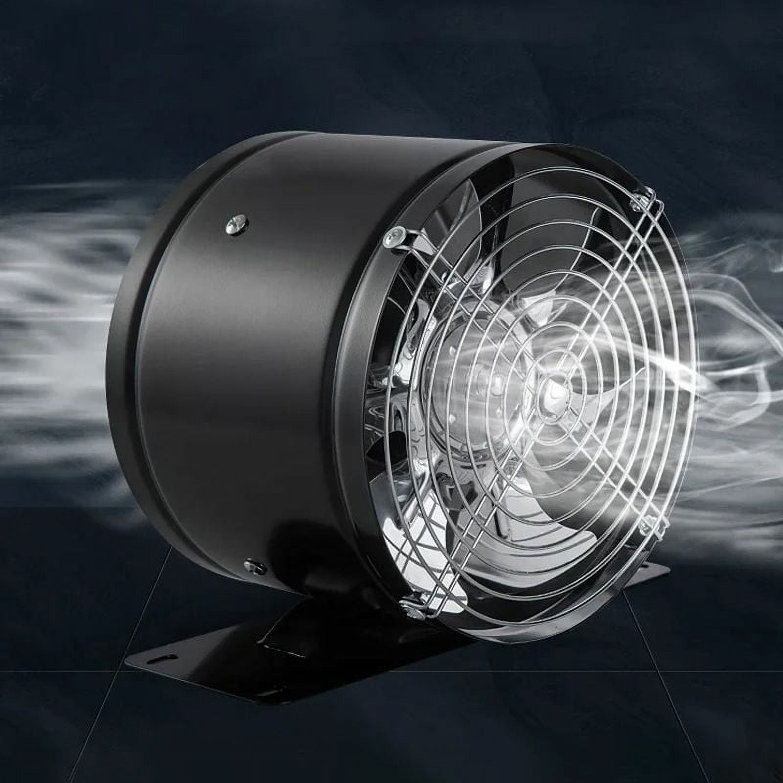 XMMSWDLA 4 Inch Inline Duct Fan, 40W Ventilation Fan for Grow Tent, Indoor Garden Ventilation, Black