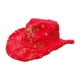 thumbnail image 5 of Sombrero de vaquero navideño Yuyangstore rojo para disfrazarse en las fiestas de Año Nuevo, 5 of 8