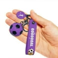 thumbnail image 4 of YATLTE Sports Ball Keychains, Soccer Ball Keychain, Metal Rotating 3D Sports Keychain, Football Key Ring, Fun Keychains for Backpack, Purse, Luggage, Sports Themed Party Favor, 4 of 7