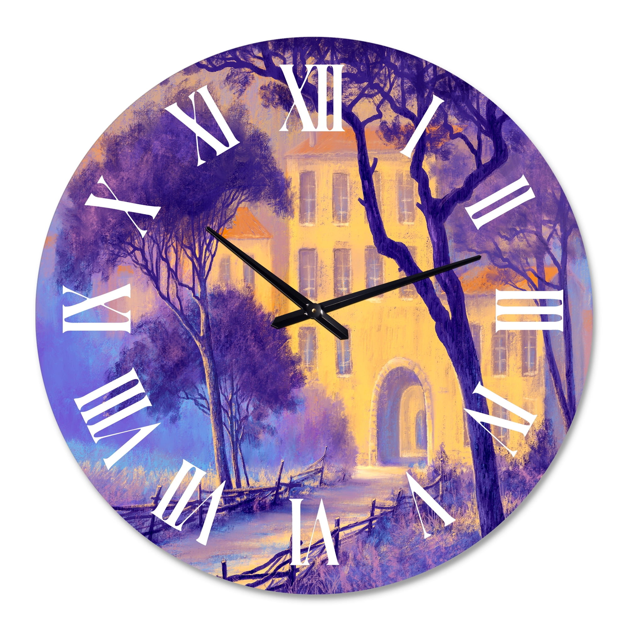 Designart 1 in Quartz Traditional Wall Clock