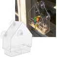 thumbnail image 2 of Bird Feeder,Indoor Outdoor Hanging Bird Feeder PS Transparent Bird Feeding Tool for Feeding Small Birds, 2 of 7