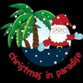 thumbnail image 3 of CafePress - Christmas In Paradise Men's Dark Pajamas - Men's Dark Loose Fit Cotton Pajama Set, 3 of 7