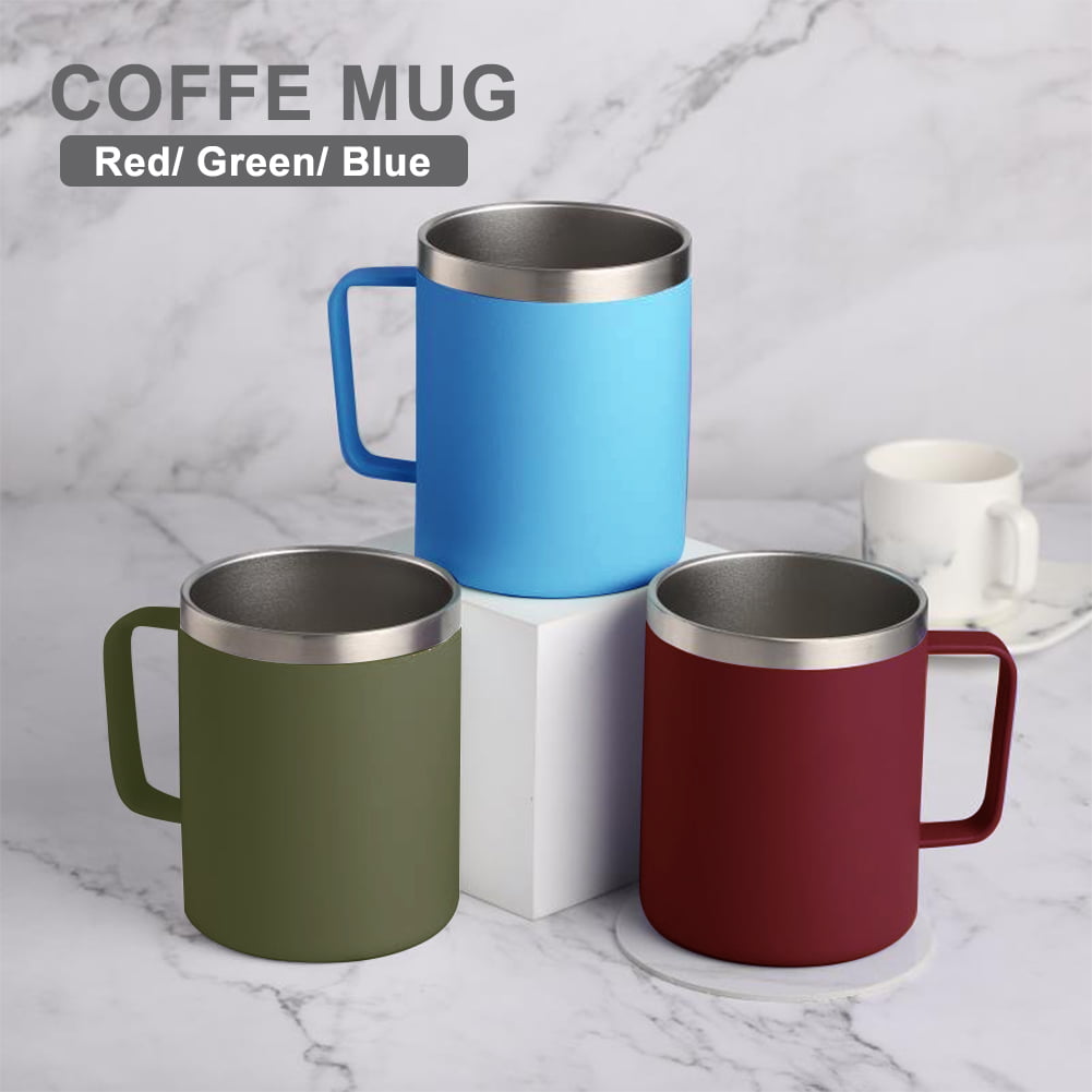 kitchen Coffee Mug Single Wall 304 Stainless Steel Double Wall 1PC Beer Mug 