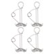 thumbnail image 1 of 4pcs Accesorios para camping al aire libre Accesorios de toldos de pescado Hebilla de gancho de paleta, 1 of 4