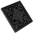 thumbnail image 3 of Desagüe de suelo negro de 10x10cm, colador de suelo oculto resistente a los olores de cobre para el hogar del baño del Hotel, 3 of 14