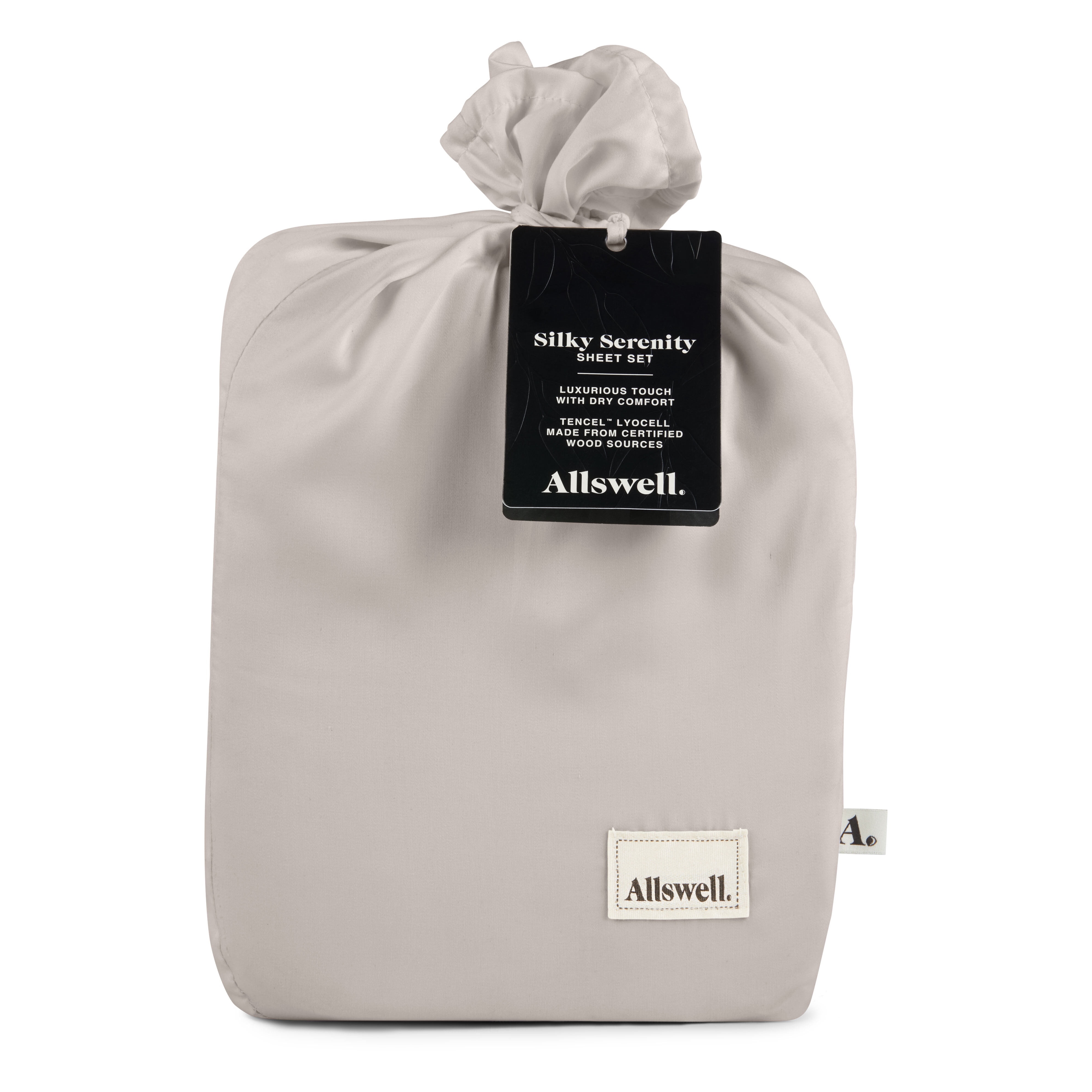 Allswell 4-Piece Soft & Silky Luxury 100% TENCEL™ Sheets Set, Cream Glaze, King