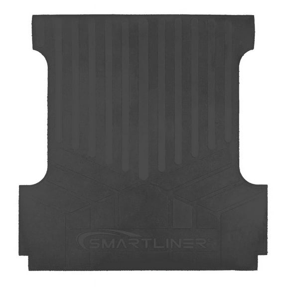 SMARTLINER Custom Fit Truck Rubber Bed Liner Compatible With 2015-2024 Ford F150 Super Crew Cab | 2021-2024 Ford F-150 Hybrid Super Crew Cab | 2022-2024 Ford F-150 Lightning (Only Fits 5.5" Truck Bed)