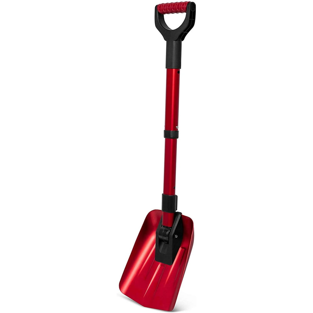 Foldable Emergency Shovel Red