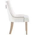 thumbnail image 2 of Modway Pose 19" Modern Performance Velvet Dining Chair in Ivory (Set of 4), 2 of 4