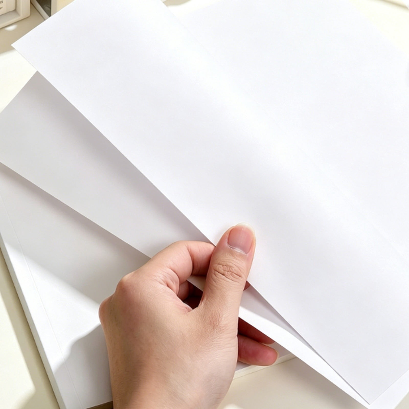 1 Pc White Note Pads, Blank Writing Paper Notebook, Large Legal Notepads, Writing Note Pads for Office, Notes Supplies, 16.5x11.7 inch