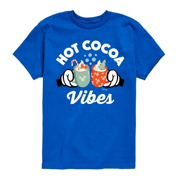 Disney - Hot Cocoa Vibes - Toddler & Youth Short Sleeve Graphic T-Shirt