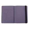 thumbnail image 2 of Unique Bargains 1 Pc Passport Holder Simple Elastic Strap Passport Sleeve Purple, 2 of 5