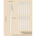 thumbnail image 5 of 12 Pcs Razor for Women Face, Microblade Eyebrow Razors, Face shavers for Women and Men, Multipurpose Dermaplaning Tool for Face, Peach Fuzz Removal, 5 of 5