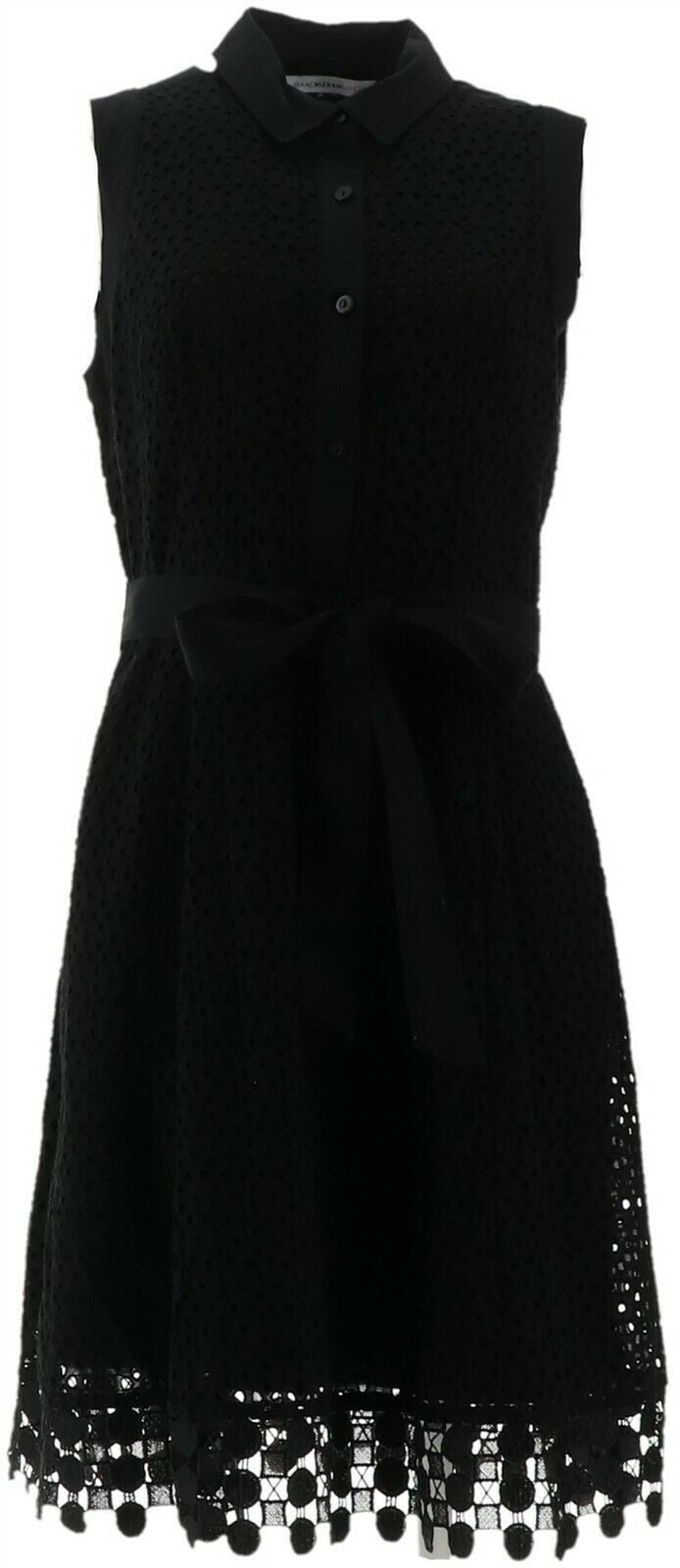 isaac mizrahi black dress