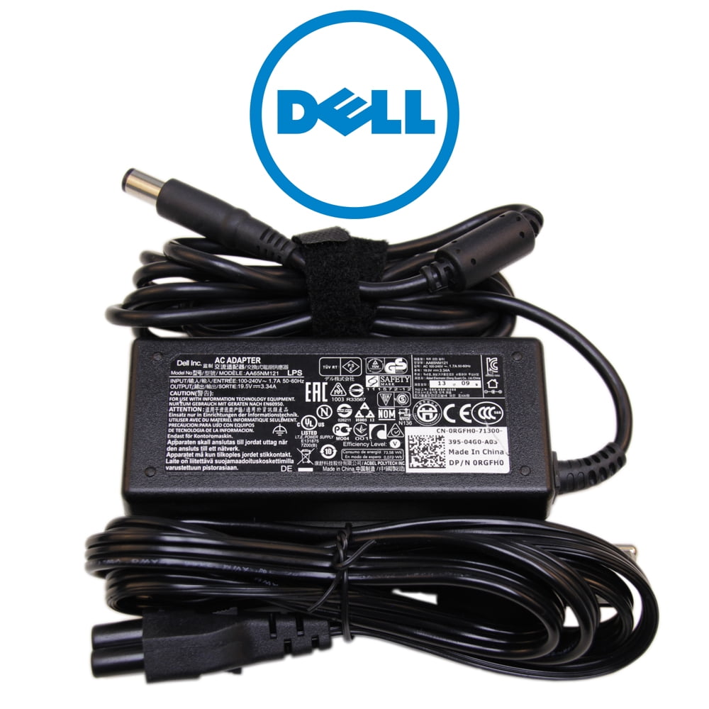 Original OEM DELL 19.50V 3.34A 65W Dell Laptop Charger Dell AC Adapter