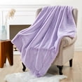 thumbnail image 6 of Home Soft Things Heavy Faux Fur Throw - Lavender Fog - 60" x 80", 6 of 9