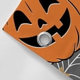 thumbnail image 3 of Ensemble de Rideau de Douche avec 12 Crochets, Rideaux de Bain en Tissu Polyester Imperméable, Vintage Halloween Chat Noir Citrouille Toile d'Araignée Décoration de Salle de Bain Lavable Durable, 72 Pouces Lx72 L, 3 of 4