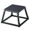 thumbnail image 1 of VEVOR Plyometric Jump Box, 12 Inch Plyo Box, Steel Plyometric Platform and Jumping Agility Box, Anti-Slip Fitness Exercise Step Up Box for Home Gym Training, Conditioning Strength Training, Black, 1 of 9