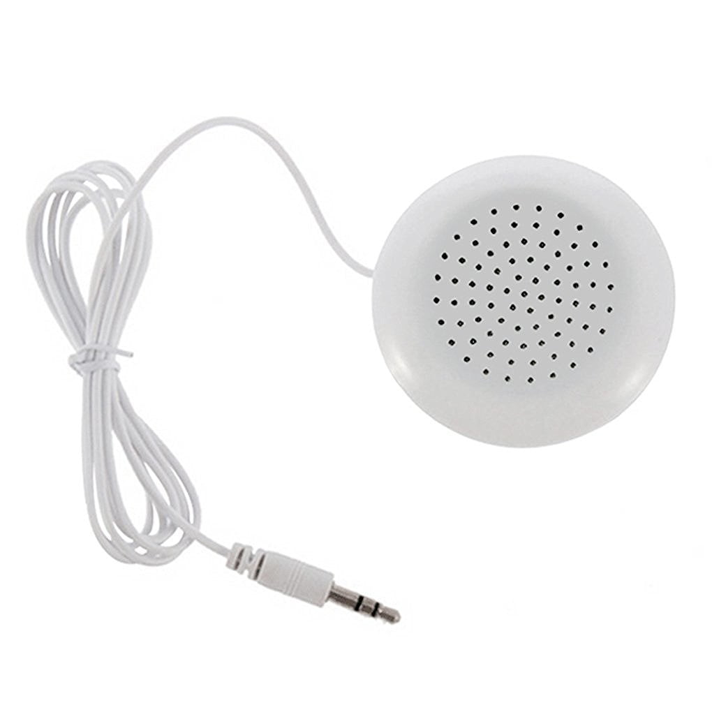 Portable 3.5mm Pillow Speaker For MP3 MP4 CD Player iPod Phone White