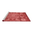 thumbnail image 2 of Ahgly Company Machine Washable Indoor Rectangle Abstract Red Modern Area Rugs, 8' x 12', 2 of 4