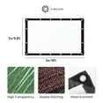 thumbnail image 4 of 10 x 6.6 ft Thicken Clear Tarp Waterproof - 5 mil Anti-Tear Garden Rainproof Transparent Poly Tarpaulin, Windproof & Snowproof Shed Cloth with Grommets Rope for Covering Henhouse Porch Plant Camping, 4 of 8