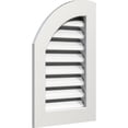 thumbnail image 2 of Ekena Millwork 12"W x 14"H Quarter Round Top Left (17"W x 19"H Frame Size) Functional, PVC Gable Vent with 1" x 4" Flat Trim Frame, 2 of 14