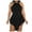 Black rompers for women, variant on Rompers for Women Party Club Sexy Back Hollow out Empire Waist Irregular Hem Tank Jumpsuits Crewneck Sleeveless Formal Solid Short Womens Jumpsuits on