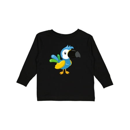 

Inktastic Colorful Parrot Tropical Parrot Cute Parrot Gift Toddler Boy or Toddler Girl Long Sleeve T-Shirt
