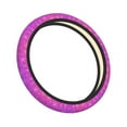 thumbnail image 2 of Fotbe Pink Purple Glitter Steering Wheel Cover Universal 15 in Car Accessories for Men Women,Steering Wheel Protector Comfortable Protective Case for SUV Sedan Decor, 2 of 8