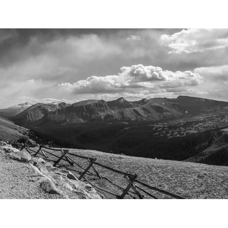 Rocky Mountains Range View from Trail Ridge Road, Rmnp, Colorado Print Wall Art By Anna