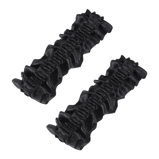 2 ligas elásticas para el brazo, resistentes, unisex, para la moda, para el brazo, para camisa y cinturón. Negro