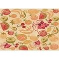 thumbnail image 1 of Ahgly Company Machine Washable Indoor Rectangle Transitional Orange Area Rugs, 5' x 7', 1 of 7
