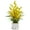 YELLOW, variant on Nearly Natural Dancing Lady Orchid Artificial Arrangement in Marble Finished Vase