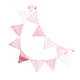 thumbnail image 3 of Banderines de cumpleaños para fiestas infantiles, banderines de algodón, decoración de pared para niños, color rosa, floral kenally HA6324-01B, 3 of 6