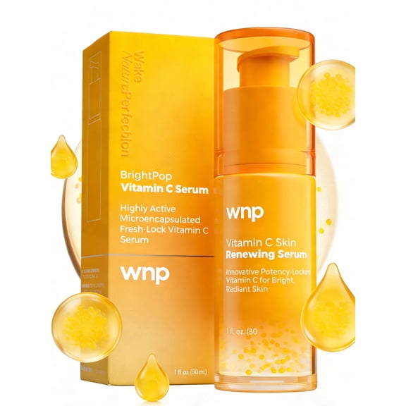 WNP Vitamin C Serum for Face  Brightening with Hyaluronic Acid & Vitamin E